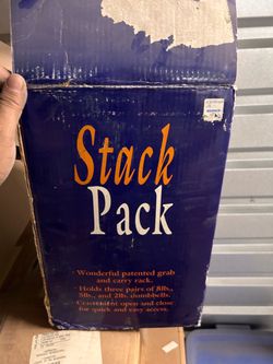 Stack Pack Dumbbell Grab and Carry Rack