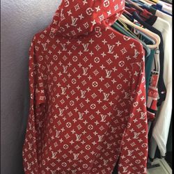 HOODIE SUPREME LV, Women's Fashion, Coats, Jackets and Outerwear