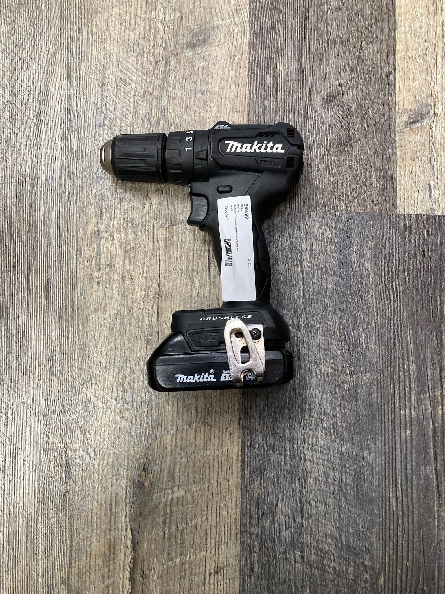MAKITA XPH11 Cordless 1/2” Hammer Driver Drill with 1.5AH Battery