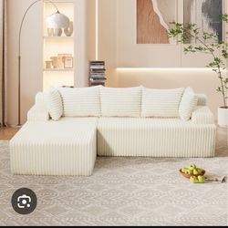 Off White sectional couch