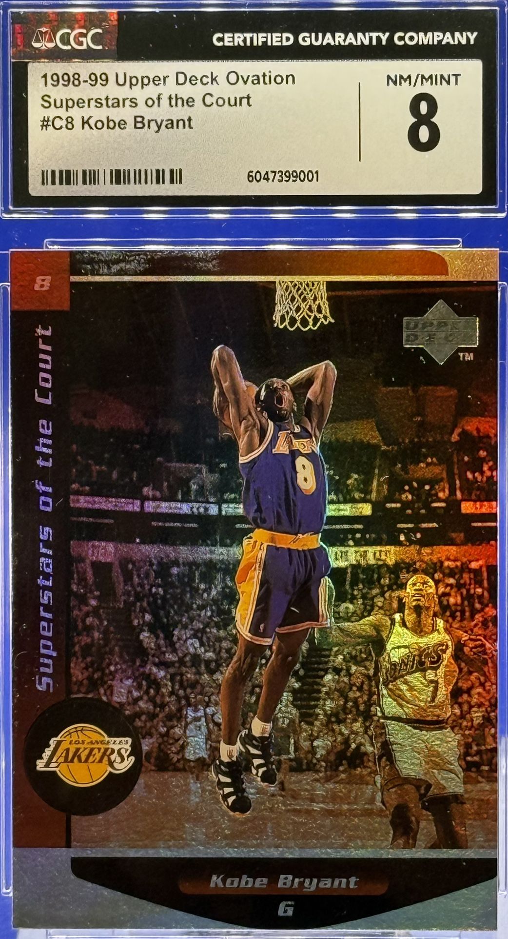 1998-99 Upper Deck Ovation Superstars of the Court #C8 Kobe Bryant