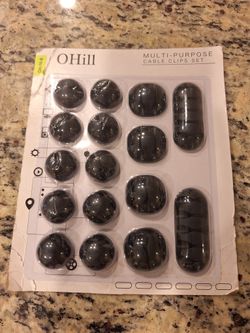 OHill Multi-purpose Cable Clips Set