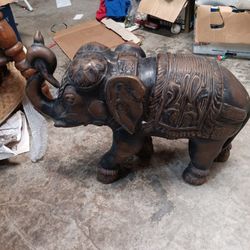 Brass Elephant Statue