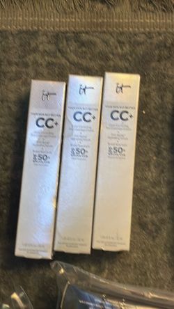 IT Cosmetics CC+ Cream SPF 50+ – Lot of 3