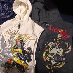 New Ed Hardy Hoodie Bundle 
