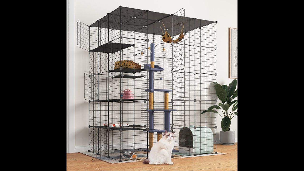 Cat Cage 3.0 ft (L) × 2.3 ft (W) × 4.6 ft (H)