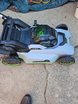 E GO SELF  Drive Lawn Mower  with battery and charger