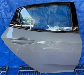 17-21 HONDA CIVIC HATCHBACK REAR RIGHT DOOR ASSEMBLY GRAY NH877P