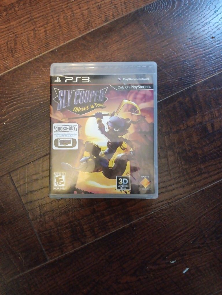 Ps3 Sly Cooper Theives In time