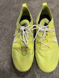 vapor max nike neon yellow size 7.5 women 