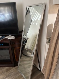 Silver Body Mirror + Kick Stand