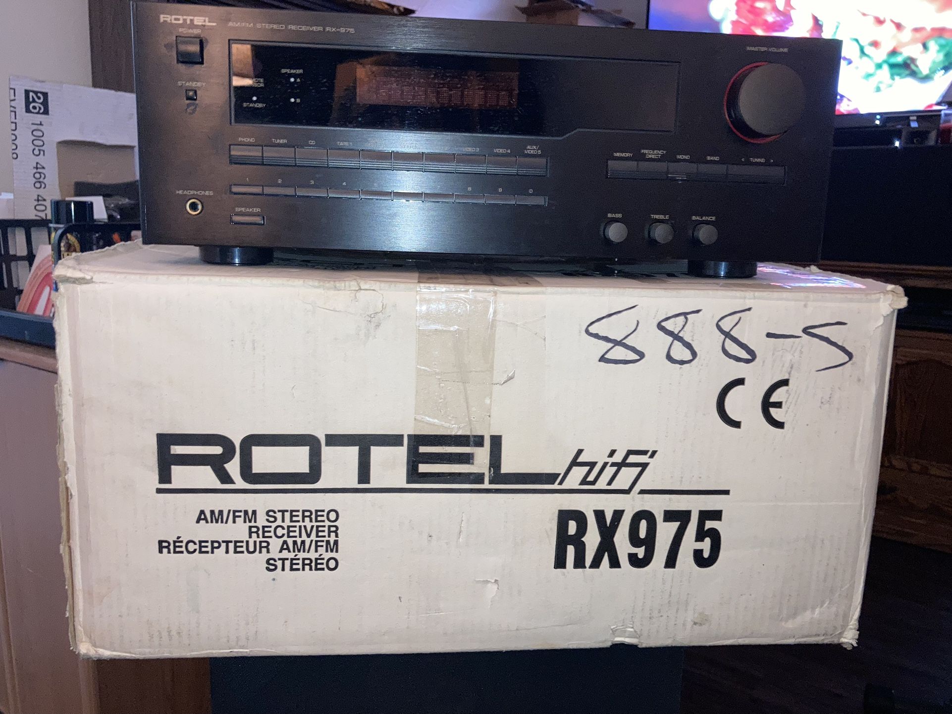 ROTEL RX-975 Vintage Stereo AV Unit Works