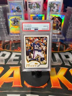 2003 NFLPA Tom Brady Topps PSA 10 Gem Mint
