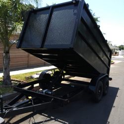 BRAND NEW DUMP TRAILER 8X12X4 HEAVY DUTY YOU CAN TEST IT BEFORE YOU TAKE IT WITH TITLE IN HAND,FOR ANY QUESTION TEXT ME ANY TIME
