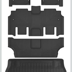 Trunk mat Full Set for Chrysler Pacifica from 2017 to 2026 NO HYBRID MODELS