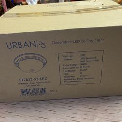 NEW - Luminance Sunset Lighting F7632-53 One Light Flush Mount - Faux Alabaster Glass, Dimmable - with Satin Nickel Finish