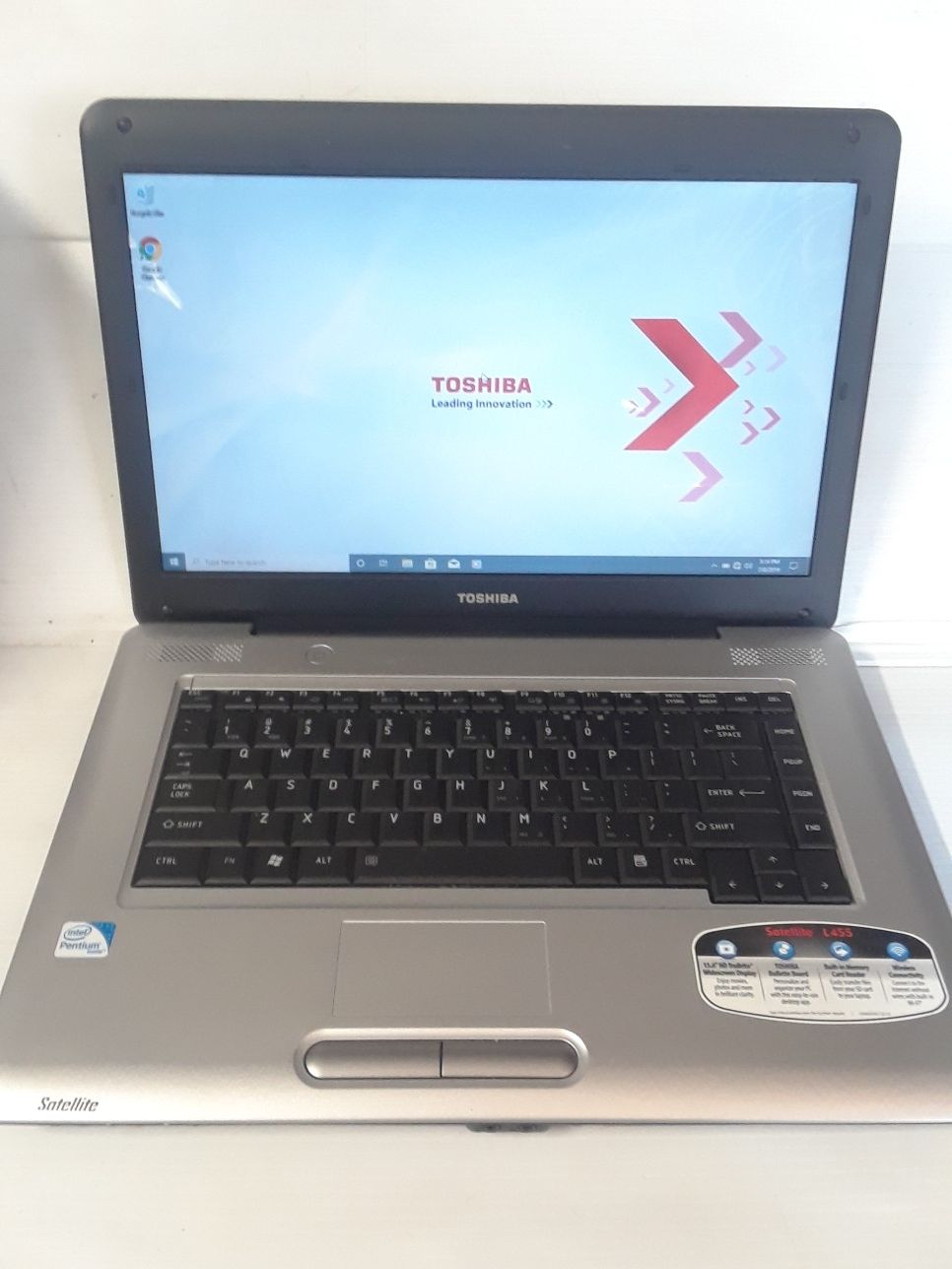 Toshiba satellite l455 Windows 10 laptop