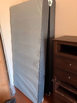 Bedroom nightstand and box springs