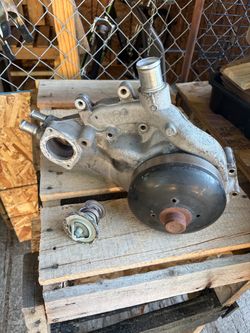 Water pump and thermostat