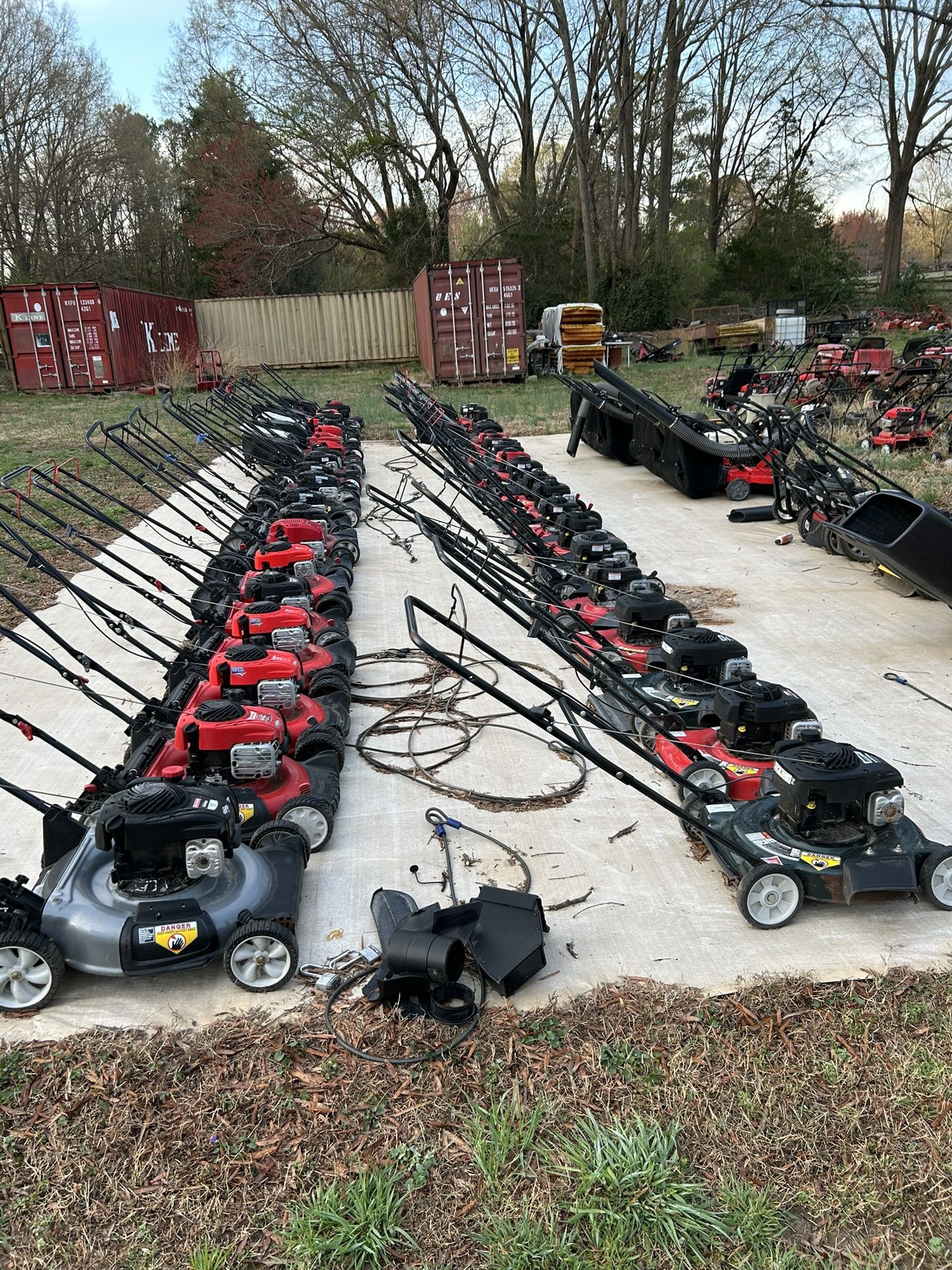Push Mowers That Have Been Serviced!