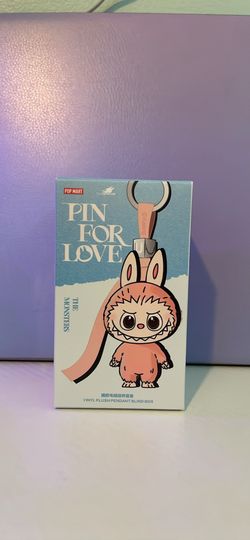 🎁 Pop Mart Pin for Love the Monsters Vinyl + Plush Pendant THE LETTER T FOR TRUST Blind Box 🎁