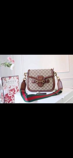 Gucci Lady Web GG Canvas Shoulder Bag