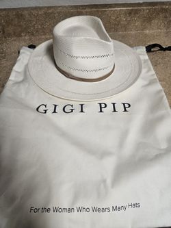 New Gigi Pip Fedora Straw Hat