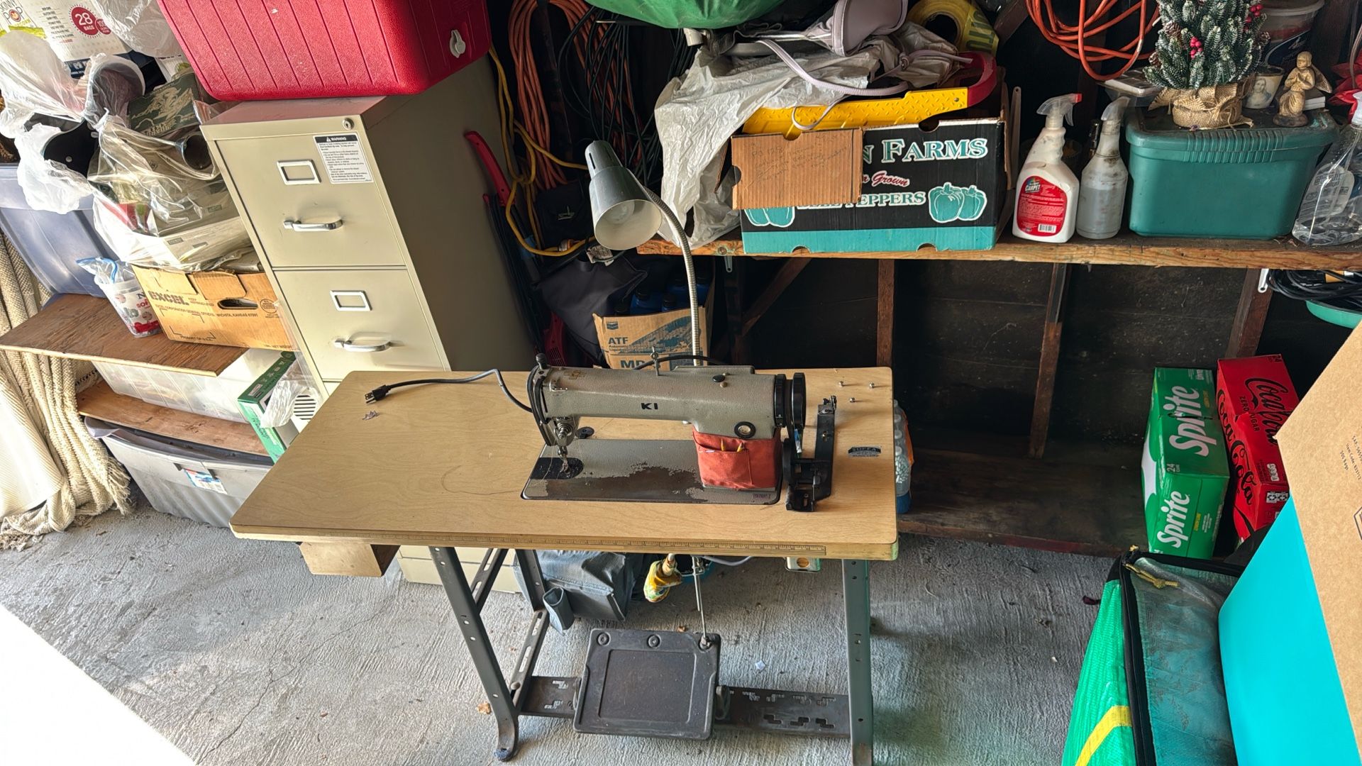 Original Sewing Machine With Table & Light . $100 Or Best Offer