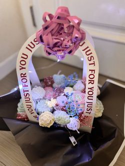 Handmade Candles Flowers Bouquet