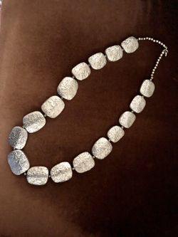 Silver necklace