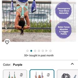 Purple Aerial Yoga Fabric Swing