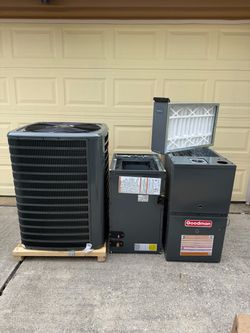 Goodman HVAC System – Condenser, Air Handler & Furnace