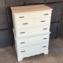 *Refinished* Pottery Barn Inspo 5-Drawer Tallboy Dresser / By Yours Truly