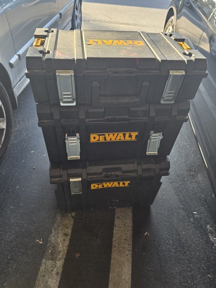 Tool Boxes With Miscellaneous Tools