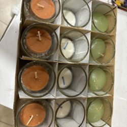 12 Candle Holder With Candles.