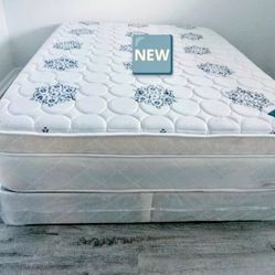 $200 Queen Pillow Top Mattres only brand new free delivery Same Day