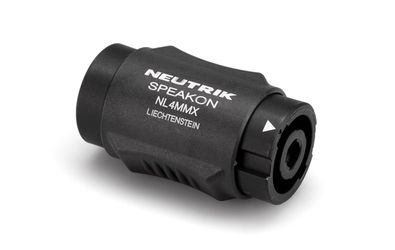 Neutrik NL4MMX Lockable 4 Pole SpeakON Adapter