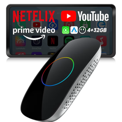 Brand new Magic Box - AI Box CarPlay & Android Auto Wireless, 4GB+32GB Support YouTube, Netflix, Prime Video, Disney+, Spotify w/HDMI-Out, Dual Wi-Fi 