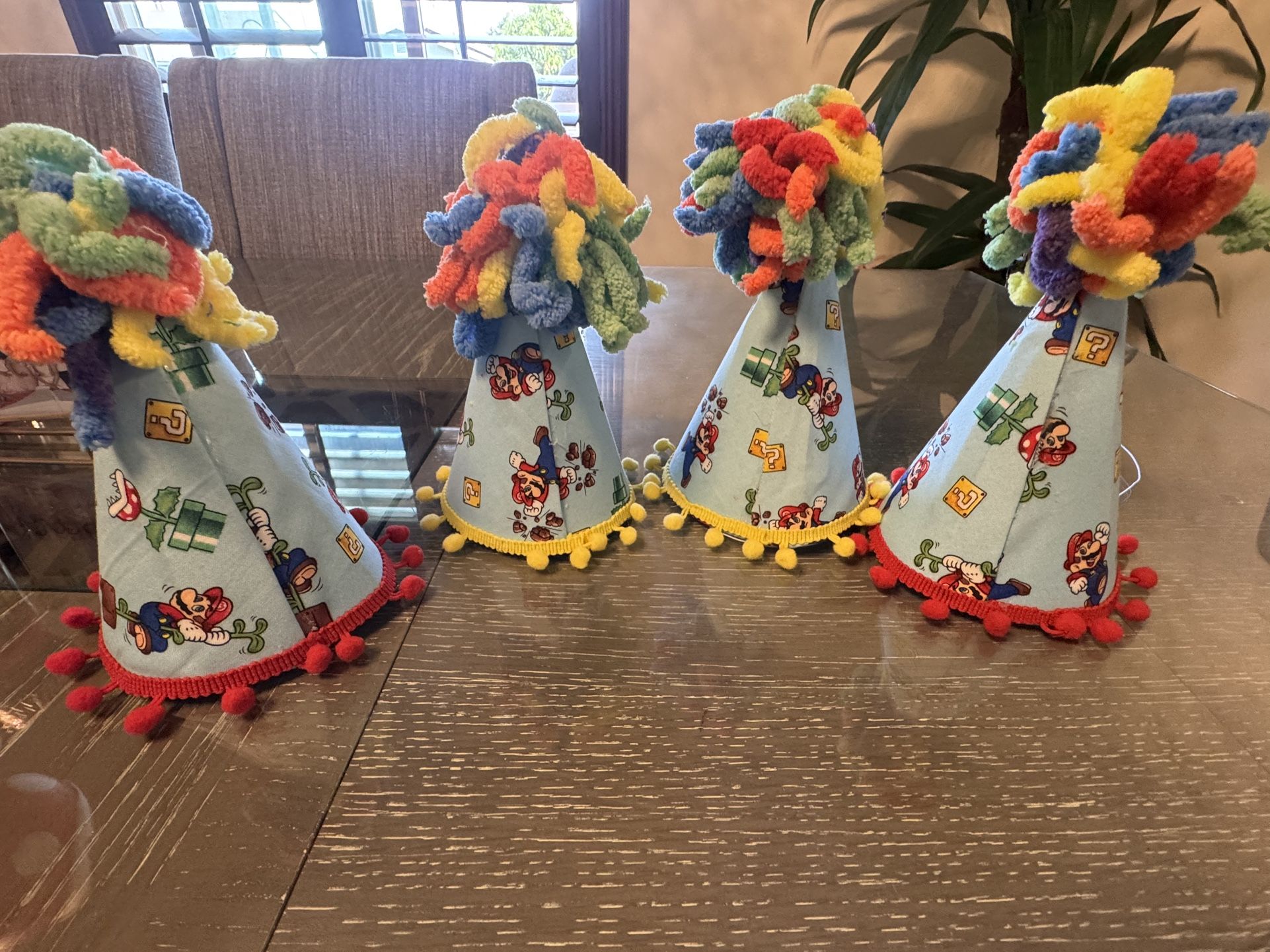 Super Mario Birthday Party Hats
