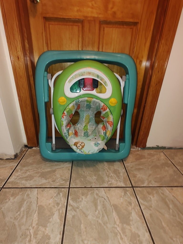 BRIGHT START FOLDING BABY WALKER 