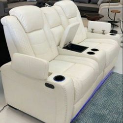 Party Time Power Recliner Loveseat Financing Available By ASHLEY 