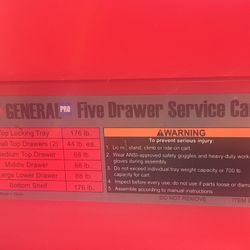 5 Drawer Tool Box 