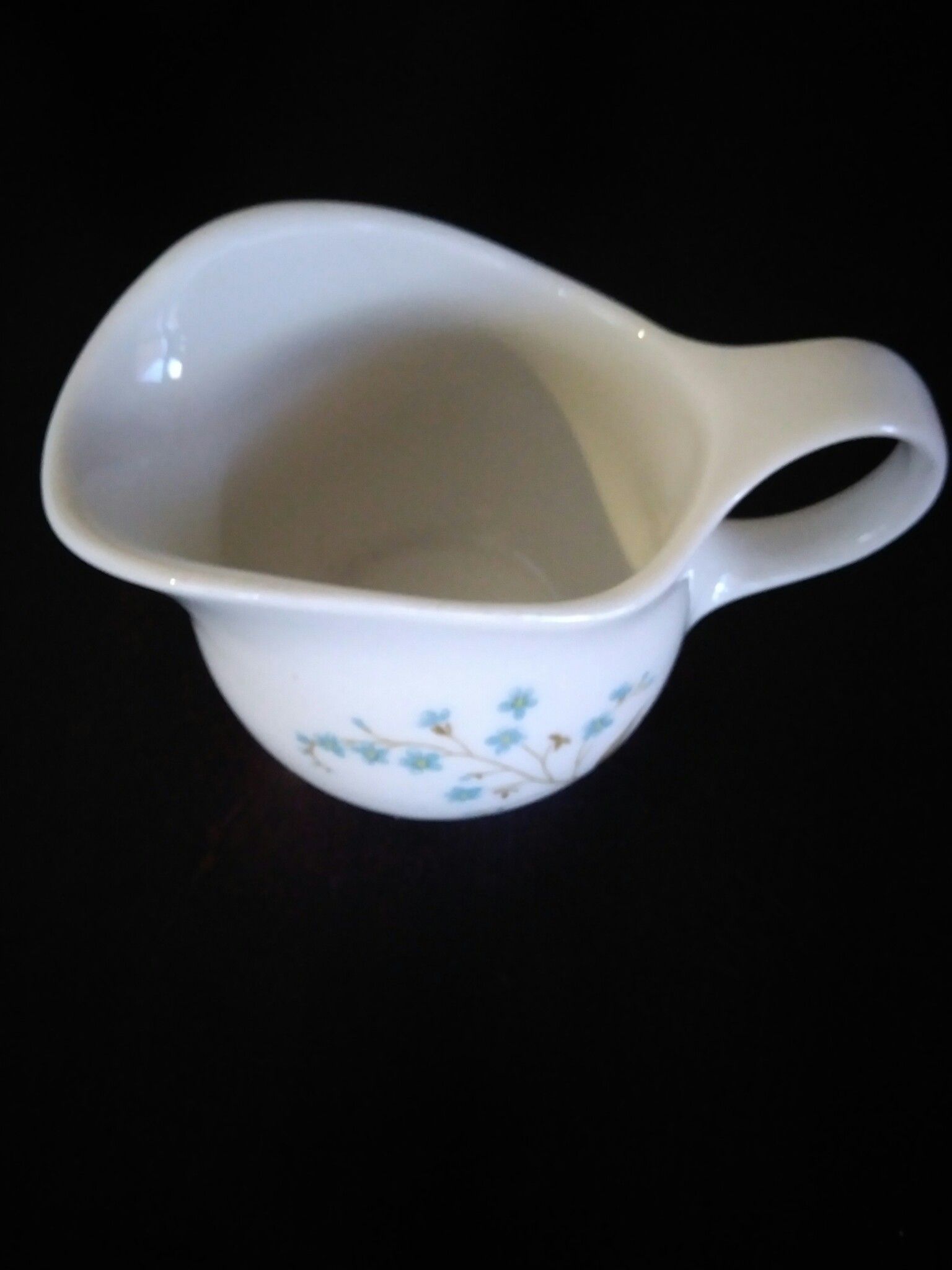 Vintage Peter Terris Shenango China Creamer - Double Sided Floral Pattern Pristine Condition