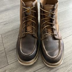 Carhartt FW6035-M Brown Work Boots Men's 8.5 Medium ASTM F3445-21 F2892-18 EH SR