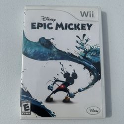 Disney Epic Mickey (Nintendo Wii, 2010) 