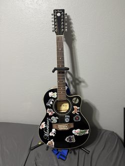 De Rosa Gace41-AW12-BK 12 String Acoustic Guitar