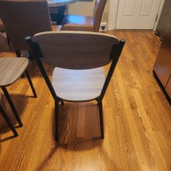 4. DINING CHAIRS.  ASKING $25. NOT NEGOTIABLE.  FIRST COME FIRST SERVE 
