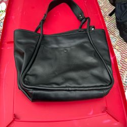 SMALL BLACK TOTE BAG