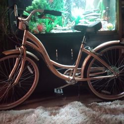 26 Inch Unisex Rose Gold Bike New 