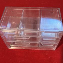 Clear 7 Drawer Storage Organizer Small